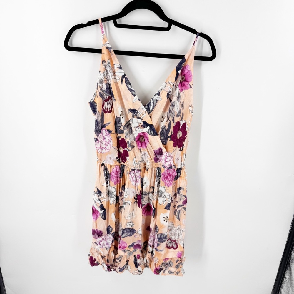 ✅ NWT Seafolly Floral MODERN LOVE DRESS PEACH SIZE X-LARGE $152